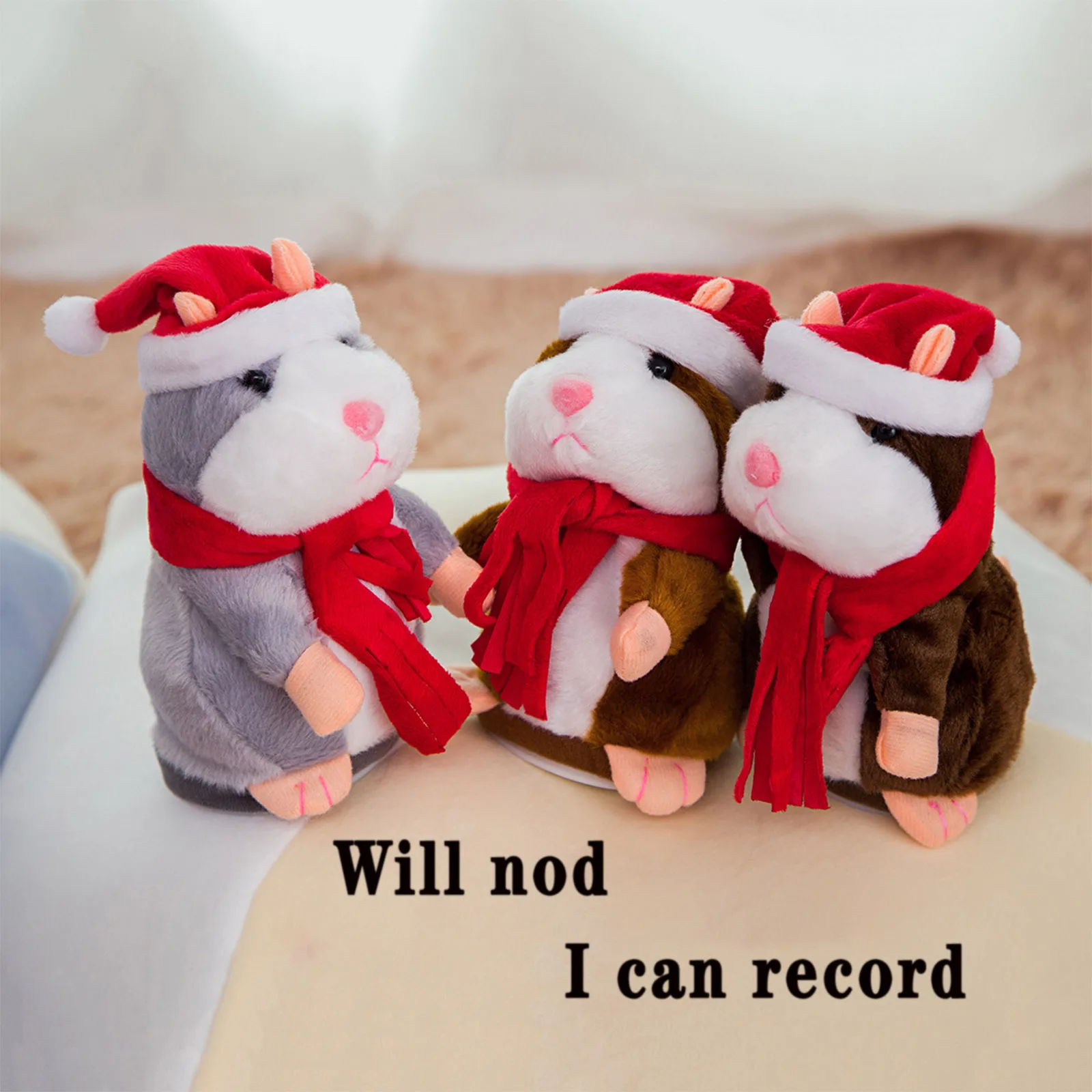 

Забавная говорящая искусственная игрушка, 15 см/18 см