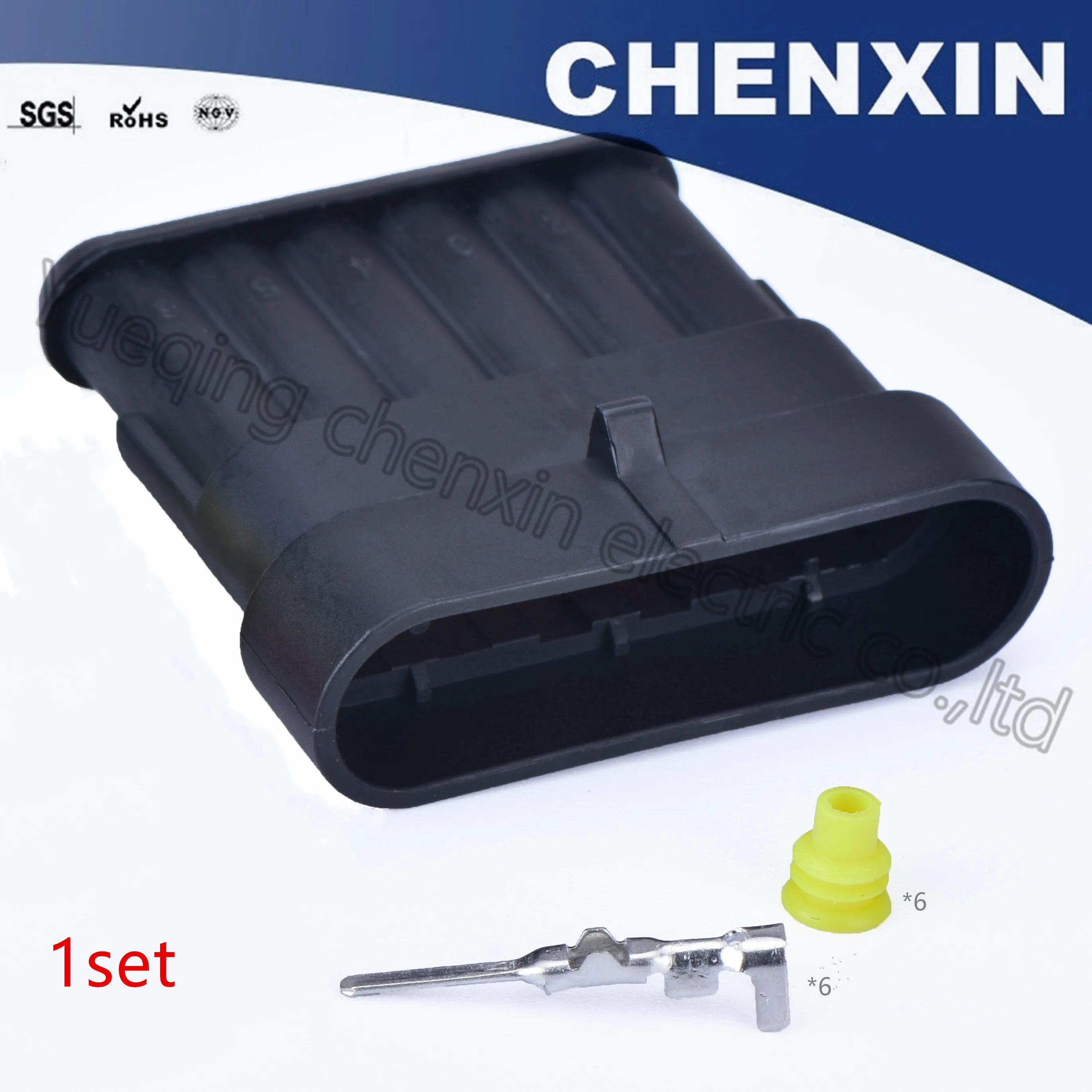 Chenxin 5-20 psc 6 контактный разъем для подключения датчика провода 282090-1 282108-1