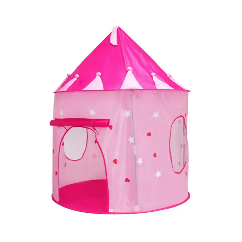 

Kids Tents Indoor Pink Princess Play Tents For Toddlers Kids Foldable Fairy Play Castle Tent With Luminous Stars Children Tents