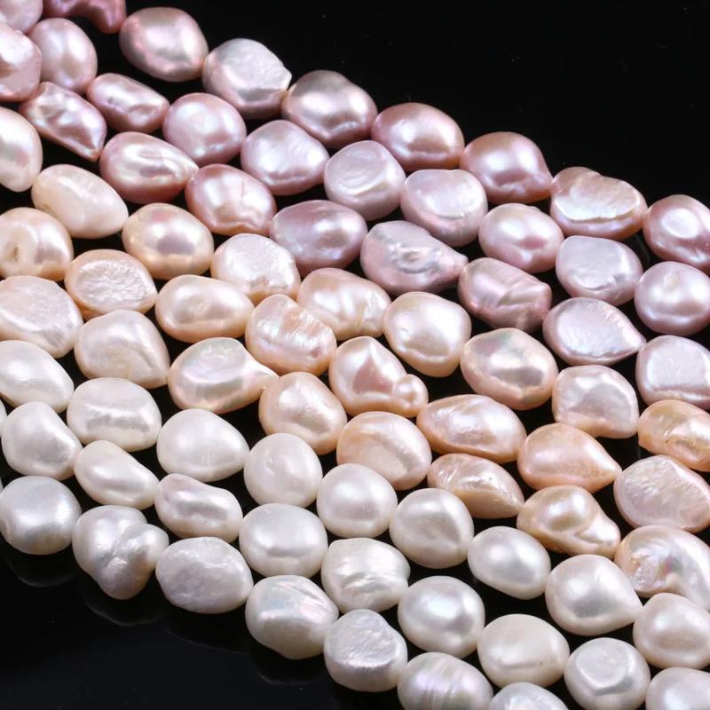 

Irregular Pearl Natural Freshwater Pearl Beads Mix Color Beads for Necklace Bracelet Accessories Jewelry Making DIY Size 11-12mm