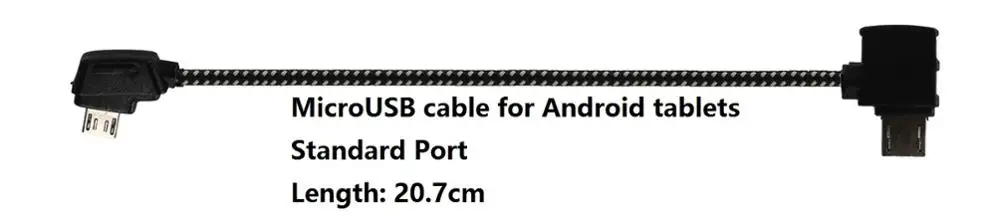 20.7cm Standard USB Для DJI Mavic Mini Pro Air 2 Pro OTG кабель для передачи данных телефон планшет передача провода Android MicroUSB type-C кабель IOS для DJI управления - Цвет: 20.7cm Standard USB