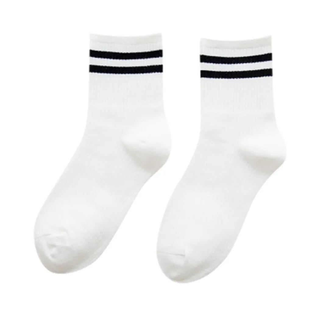 

Fashion Women Casual Striped Printed Cotton Middle Stockings Socks Casual Happy Fashion Designer Socks Calcetines