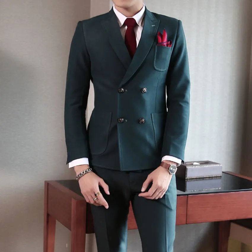 Мужской деловой костюм на заказ свадебное платье в стиле ретро джентльмена