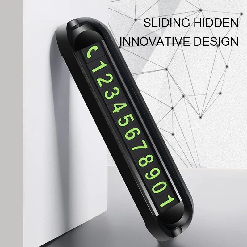 Ночник автомобильный Стайлинг Временная парковочная карта с ароматом скрытый