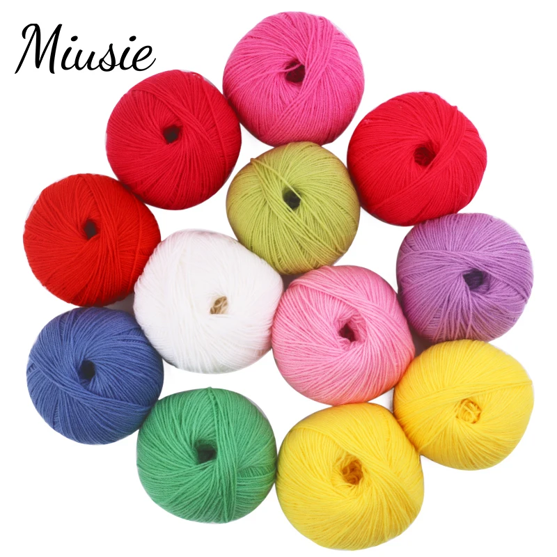 

MIUSIE 50g Multicolor Soft Felting Wool Fiber Needle Felting Natural For Animal Projects Cotton Yarn Ball Woolen Yarn Supplies