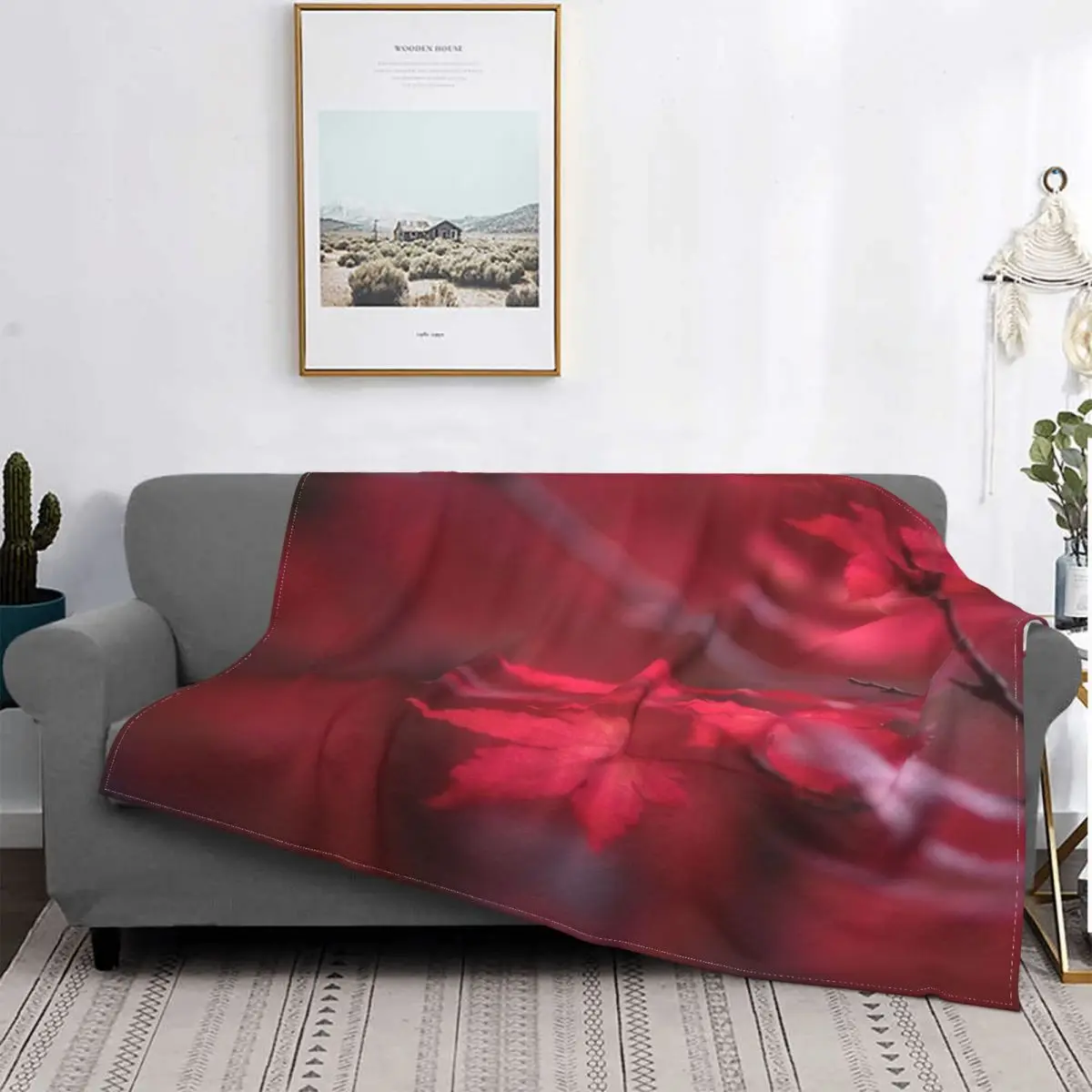 Manta roja de muselina para el Wind, colcha a cuadros, toalla de playa, toalla de playa de lujo