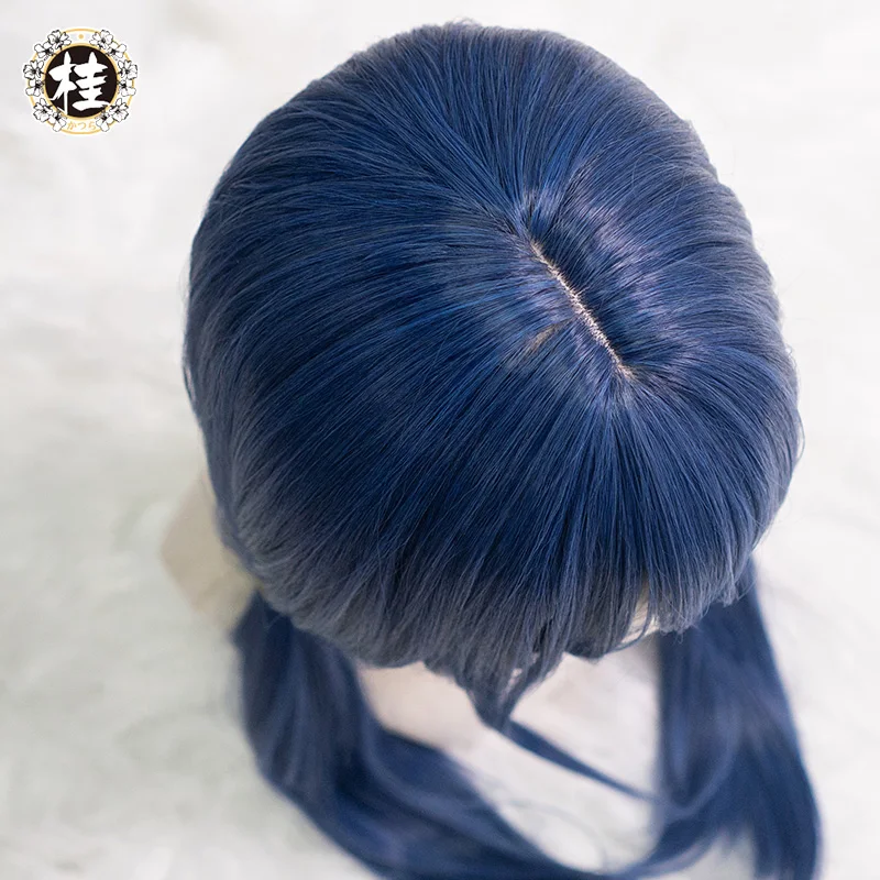 

Uwowo Game Arknights Chen Cosplay wig 80cm Brown and Blue gradient wig