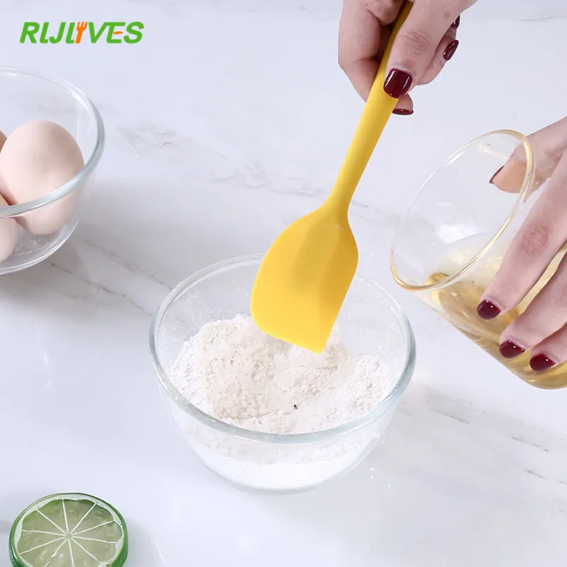 Кухонный силиконовый крем сливочное масло для торта шпатель скребок смешивания