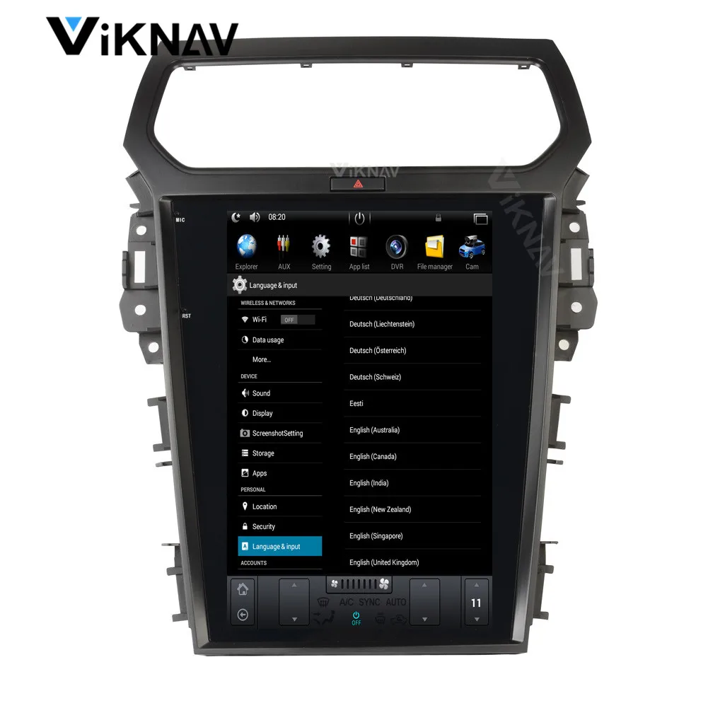 12 1 дюймов HD экран Android система Мультимедиа DVD плеер Автомобильный GPS навигация