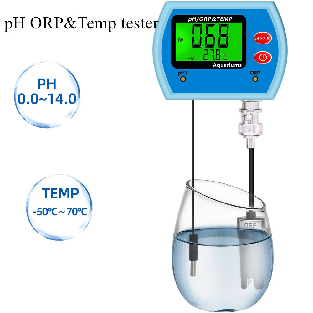 3 в 1 pH ORP & Temp Тестер Цифровой тестер измеритель температуры качества чистоты
