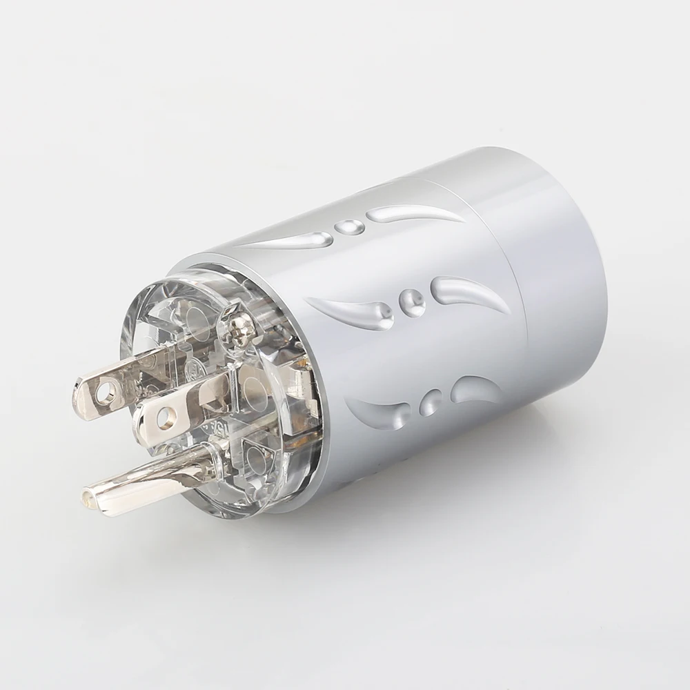 1 пара шнур питания из алюминиевого сплава с родиевым покрытием 20 мм|hole|hole plug |