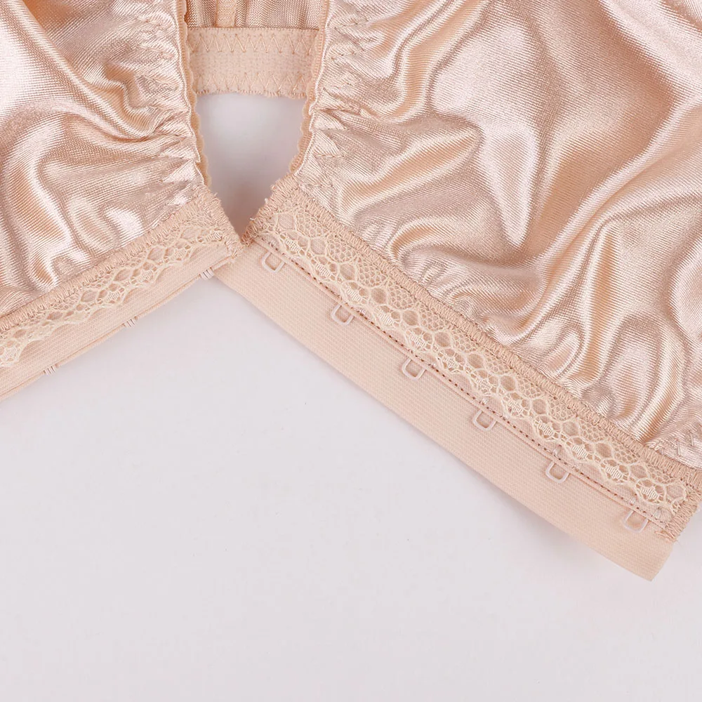 

MELIYUU New Front Buckle Women Bra Thin Mold Cup Vest Lingerie Comfortable Underwire Underwear Tops Size 28 32-46