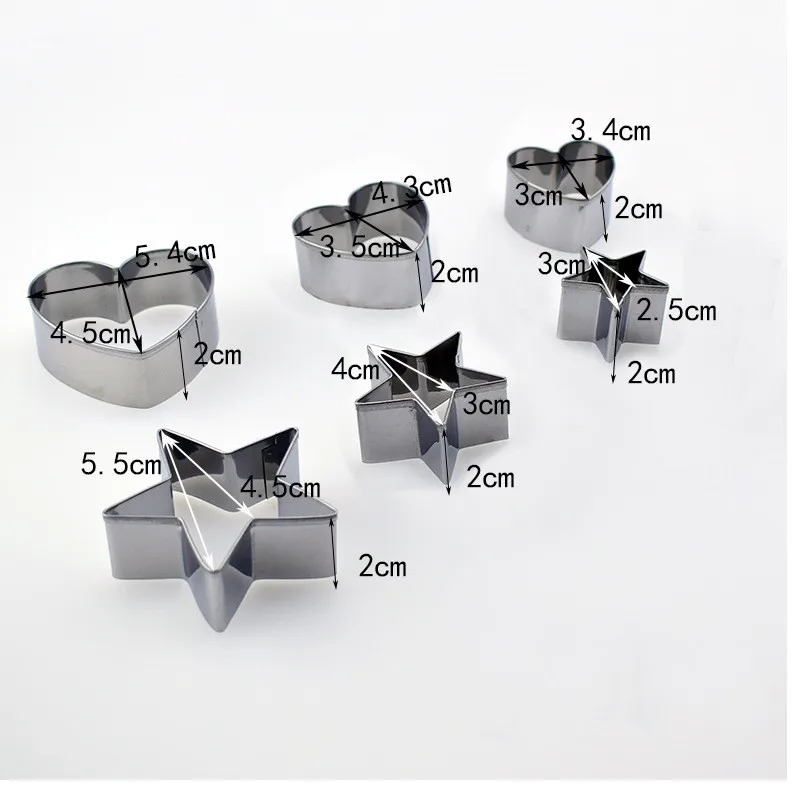 3 шт./компл. форма для выпечки торта из нержавеющей стали Форма