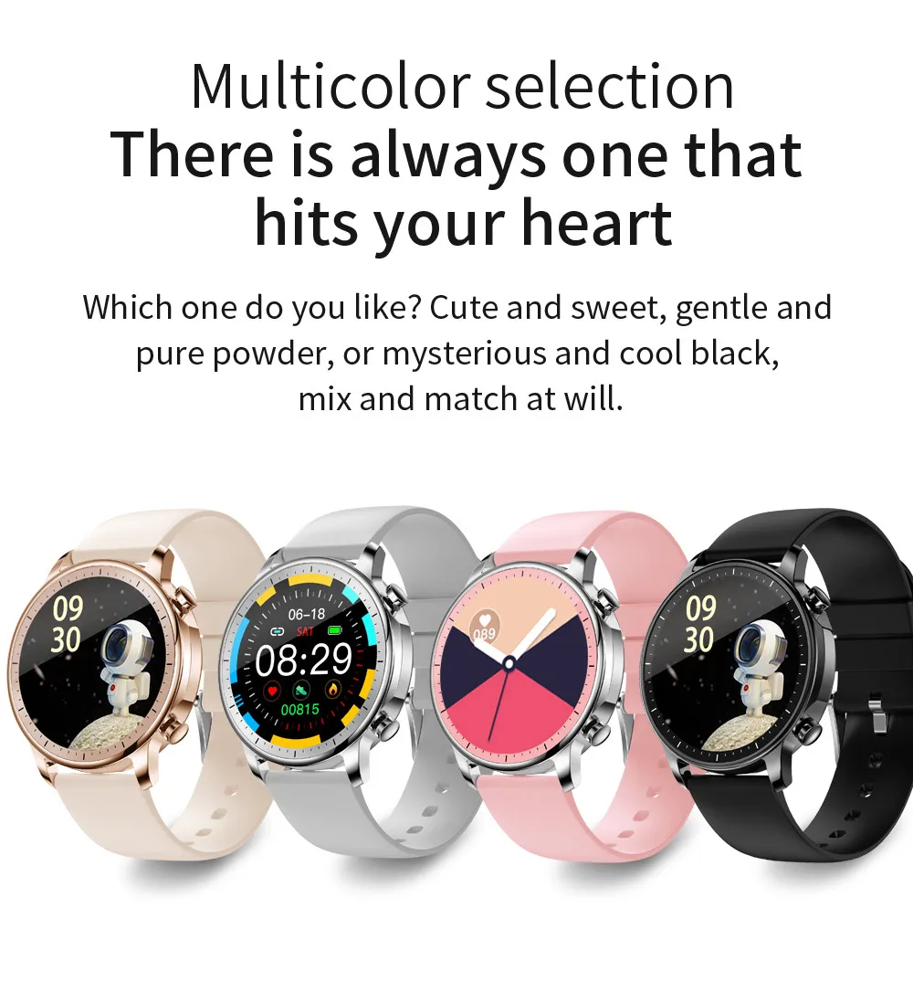 V23 Multicolor Sports 2020 Waterproof Full Touch Smart Watch Fitness Pedometer Tracker Blood Pressure Weather forecast | Электроника