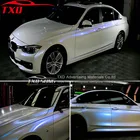 Виниловый стикер хамелеон с синим жемчугом, глянцевый белый хамелеон с пузырьками воздуха, цвета металлик, белый хамелеон, 102030405060x15, 2 смкомплект