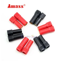 610pair original amass xt150 connector adapter plug 6mm male female plug 120a large current high rated amps for rc lipo battery