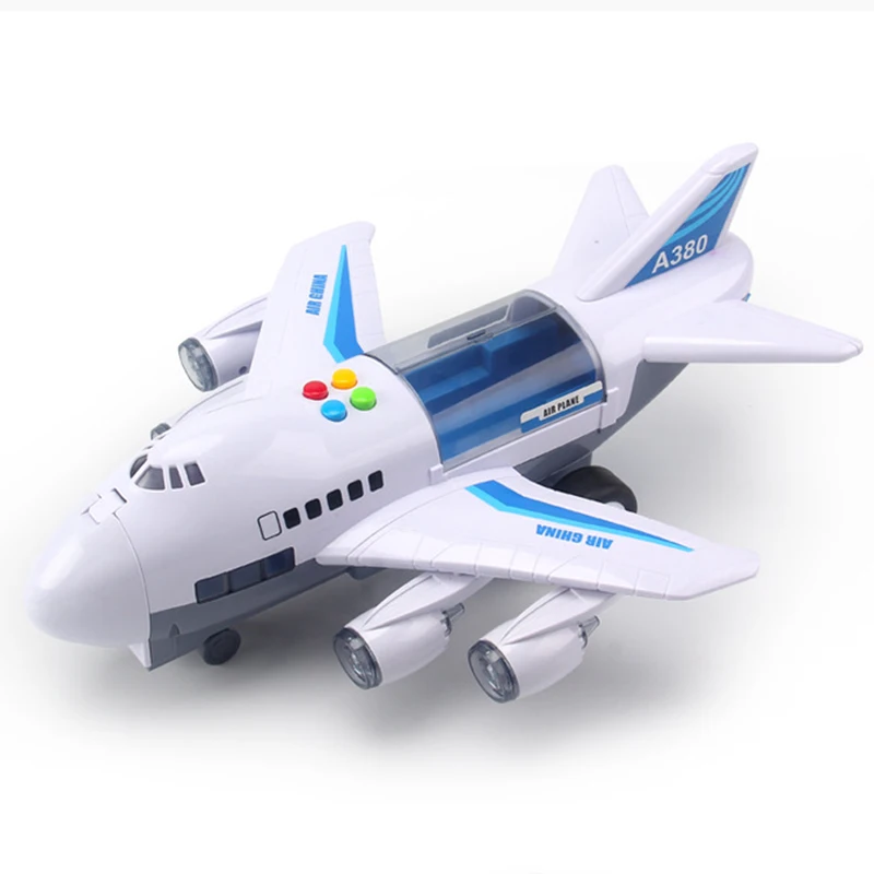 Музыкальная история моделирование трек инерция детская игрушка самолет большой