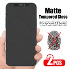 2 P матовое закаленное стекло для iPhone 13 12 Pro Max Mini 11 XS XR X 8 7 6 6s Plus Se 2020 защита экрана от отпечатков пальцев