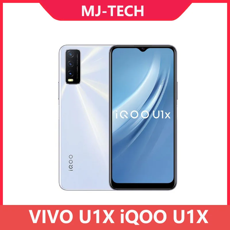 VIVO iQOO U1X 4G/6 ГБ 64 Android 10 Мобильный телефон Snapdragon 662 Octa Core 5000 мАч Батарея 18W быстрая