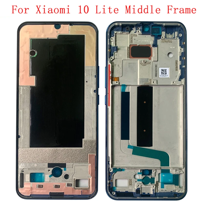 

Housing Middle Frame LCD Bezel Plate Panel Chassis For Xiaomi Mi 10 Lite Phone Metal Middle Frame