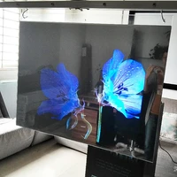 black rear adhesive projection screen film