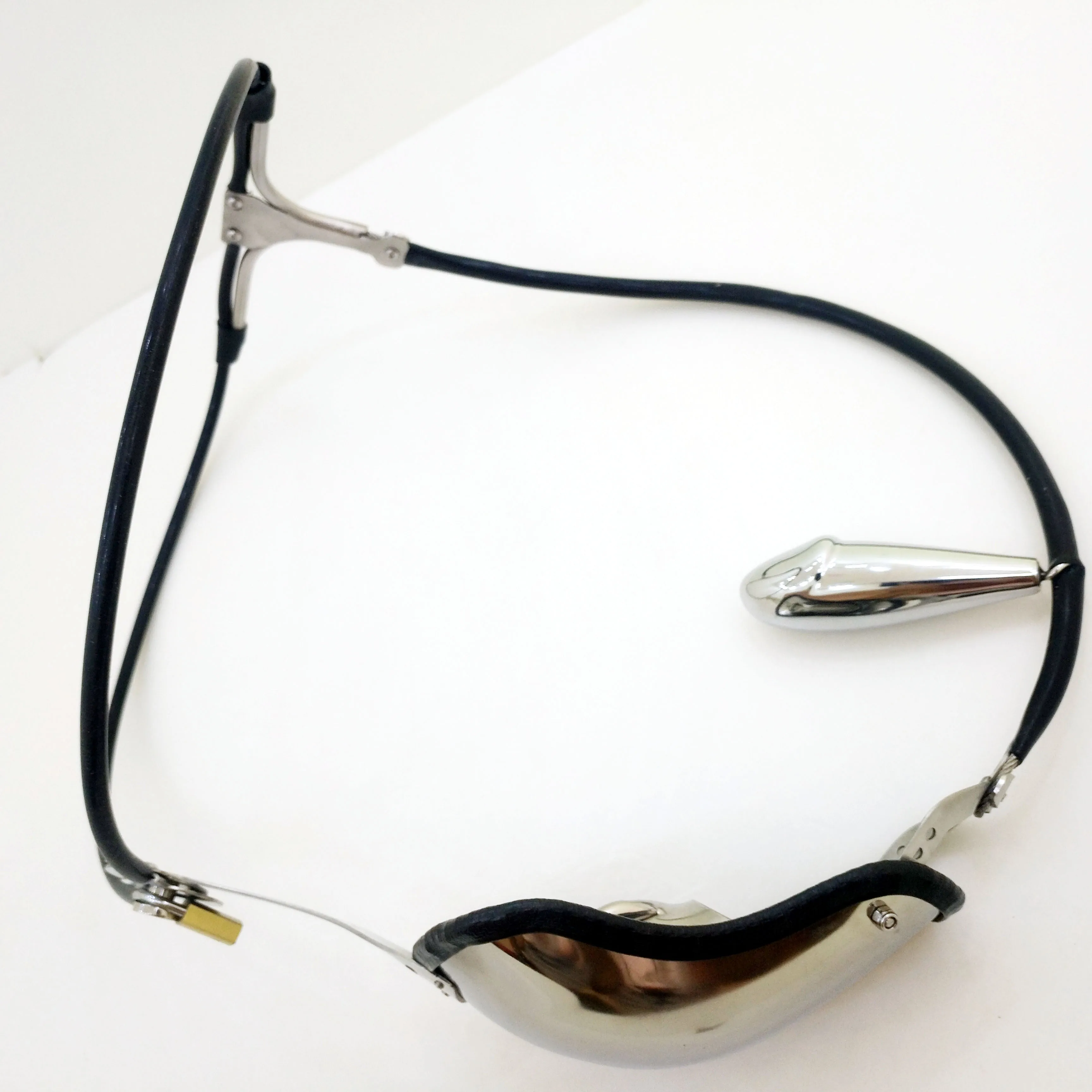 Невидимая клетка верности металлический мужской Пояс Устройство Блокировка