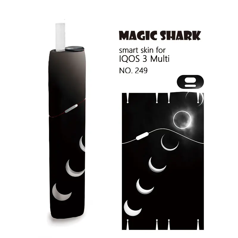 Волшебная Акула крутая стерео Бабочка Мечта Лунная пленка наклейка для IQOS 3