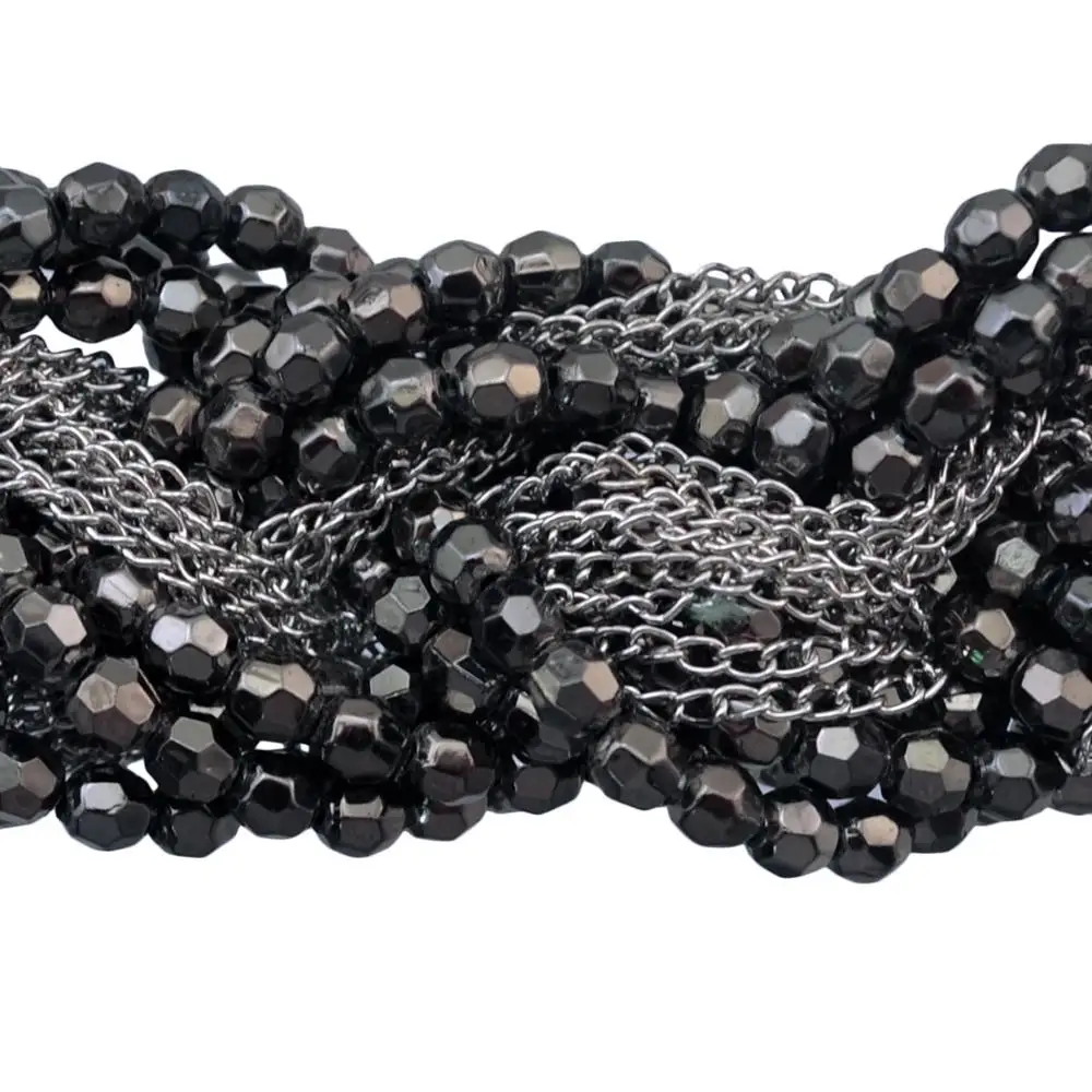 

2020 fashion power Multilayer Chains Leather cord necklace & pendants vintage weaving collar choker necklace for women Jewelry