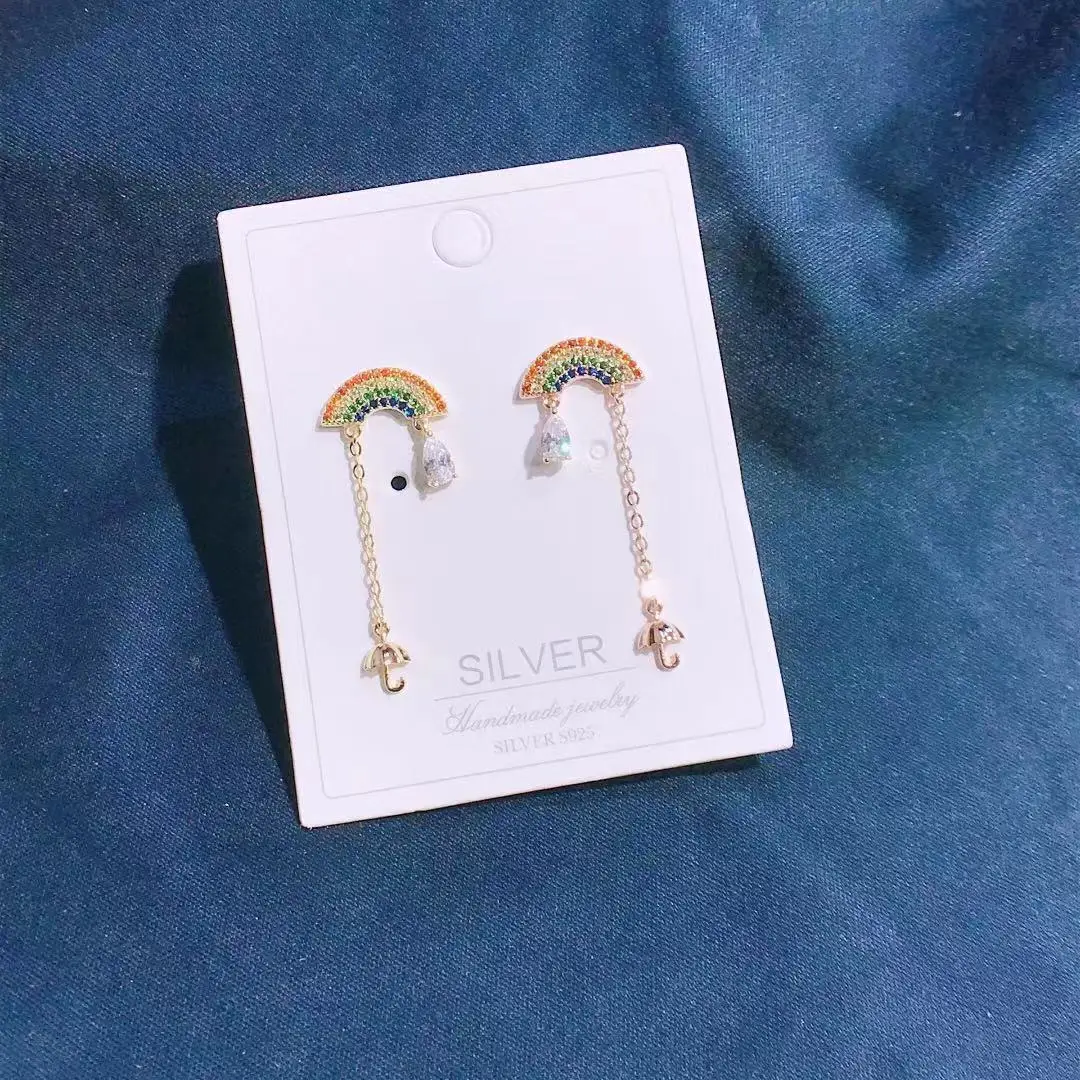 Оригинальные серьги из стерлингового серебра 925 пробы Женские Модные