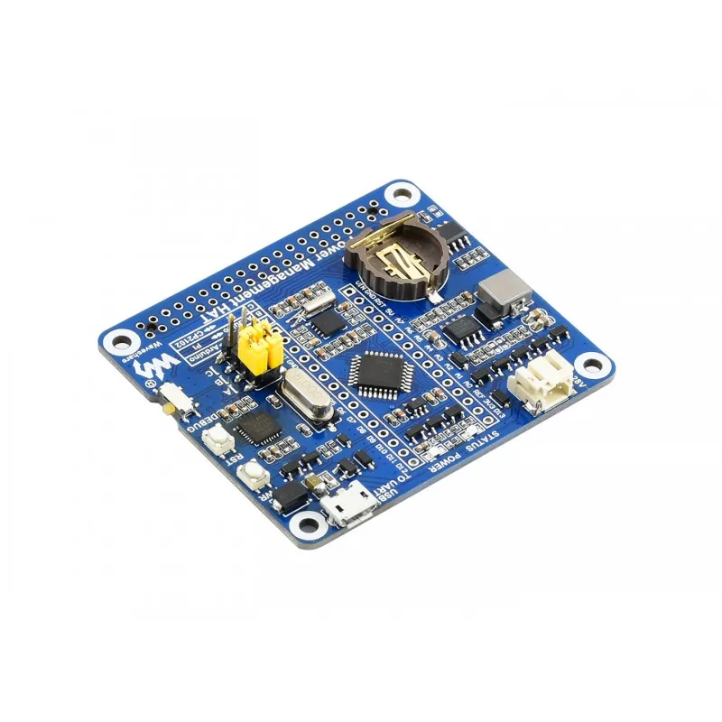 Шляпа управления питанием для Raspberry Pi со встроенным микропроцессором ATmega328P MCU и