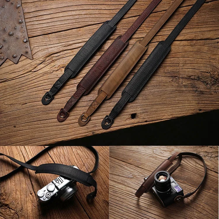 

Handmade Genuine Leather Camera Strap Shoulder Sling Belt For Canon Nikon Sony Fujifilm XE4 XT4 X100V Leica SL2 Pentax