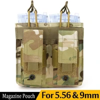 tactical singledoubletriple molle magazine pouch open top pistol rifle 5 56mm 9mm mag pouch holster for ar 15 m4 m14 m16 ak 47
