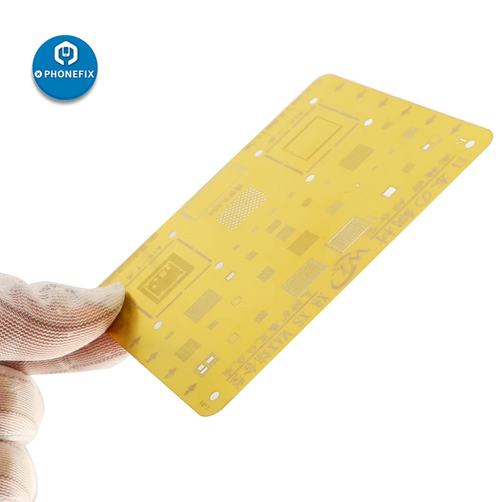 Не черно-золотистый Φ Оловянная сетка для телефона 12 11 XS MAX XR X 8 8P 7 6P 6S шаблон пайки
