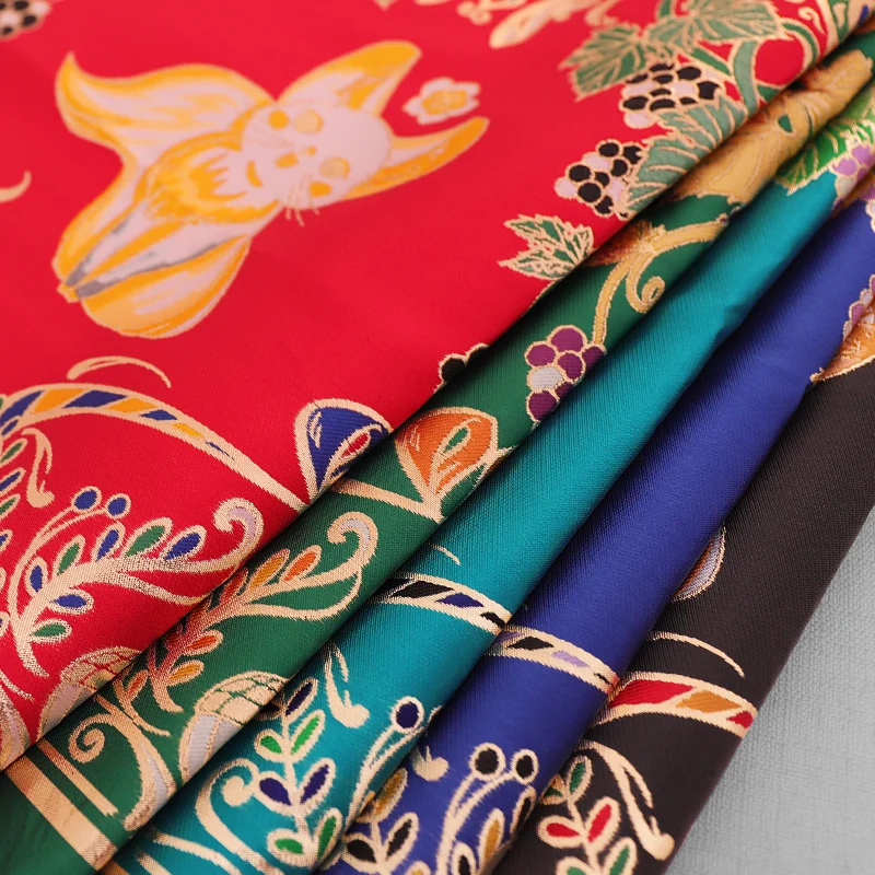 

Horse skirt fabric jacquard brocade clothing fabric Chinese hanfu dress fabric sewing material for Chinese dresses