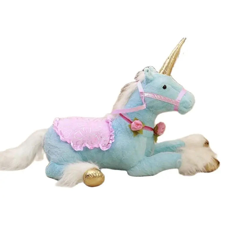 100 см большой милый Единорог разноцветные плюшевые игрушки чучело кукла для