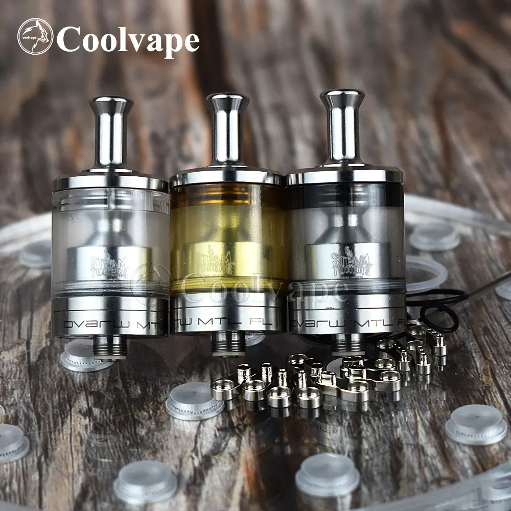 

coolvape Dvarw FL MTL 22m rta SteamTuners Dvarw FL MTL 22mm Top Fill Nano Kit with Taifun gtr rta drip tip with 10pcs AFC insert