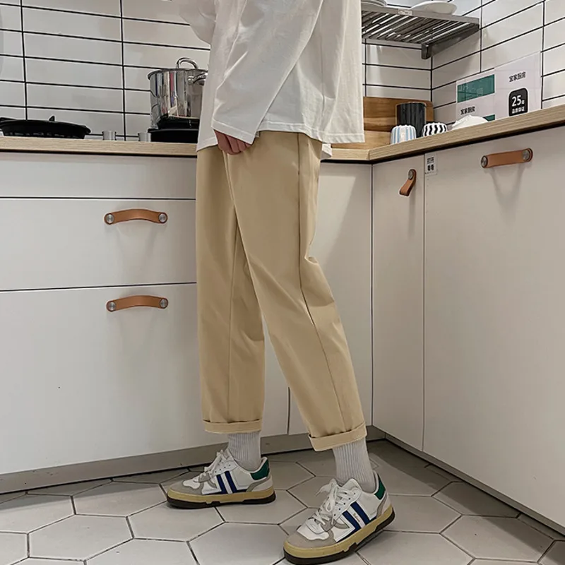 

Neploha Men's Oversize Pants Japanese Style Man Plus 5XL Casual Trousers 2022 Solid Color Woman Pant Streetwear Male Suit Pants