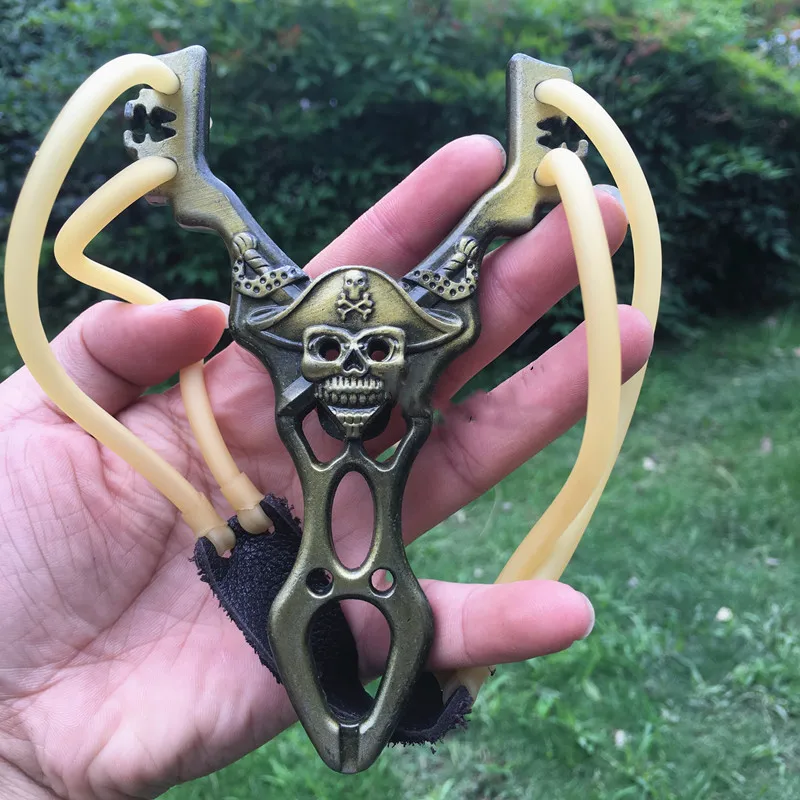Череп Личность Рогатка креативный ретро мульти резиновый ремешок общий личность