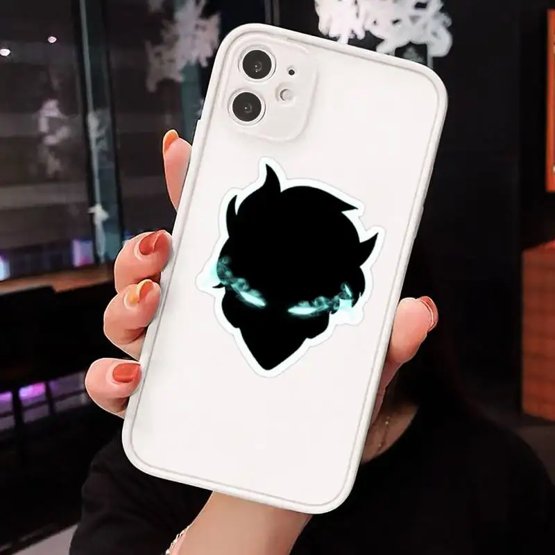 

leveling cute cartoon Bear warrior Phone Cases Matte Transparent for iPhone 7 8 11 12 s mini pro X XS XR MAX Plus cover funda