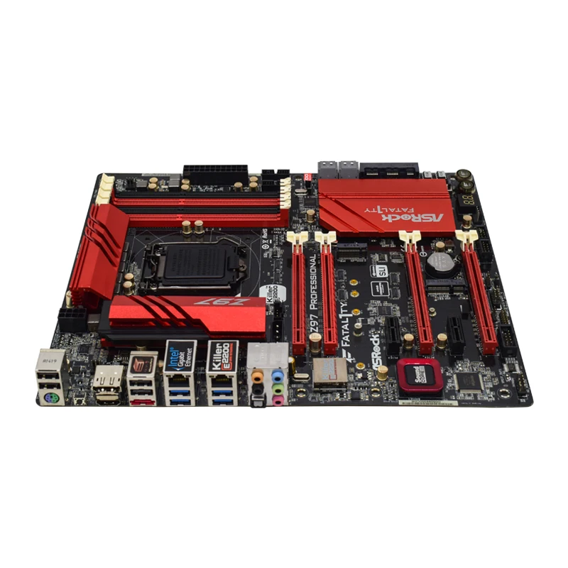 Kaufen Für ASRock Z97 PROFESSIONELLE Verwendet PC Motherboard DDR3 Dual Kanal Z97 LGA 1150 I7 I5 I3 CPU Bergbau 3 X PCIe 3,0 X16 Solt USB 3,0