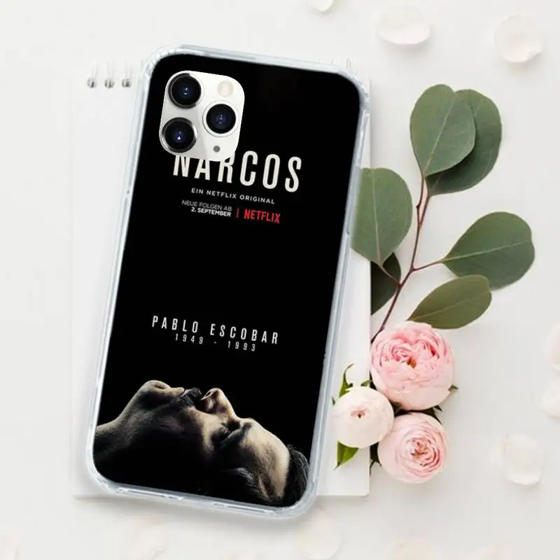 

Narcos TV series Phone Case for iPhone 11 12 mini pro XS MAX 8 7 6 6S Plus X 5S SE 2020 XR Luxury brand shell funda