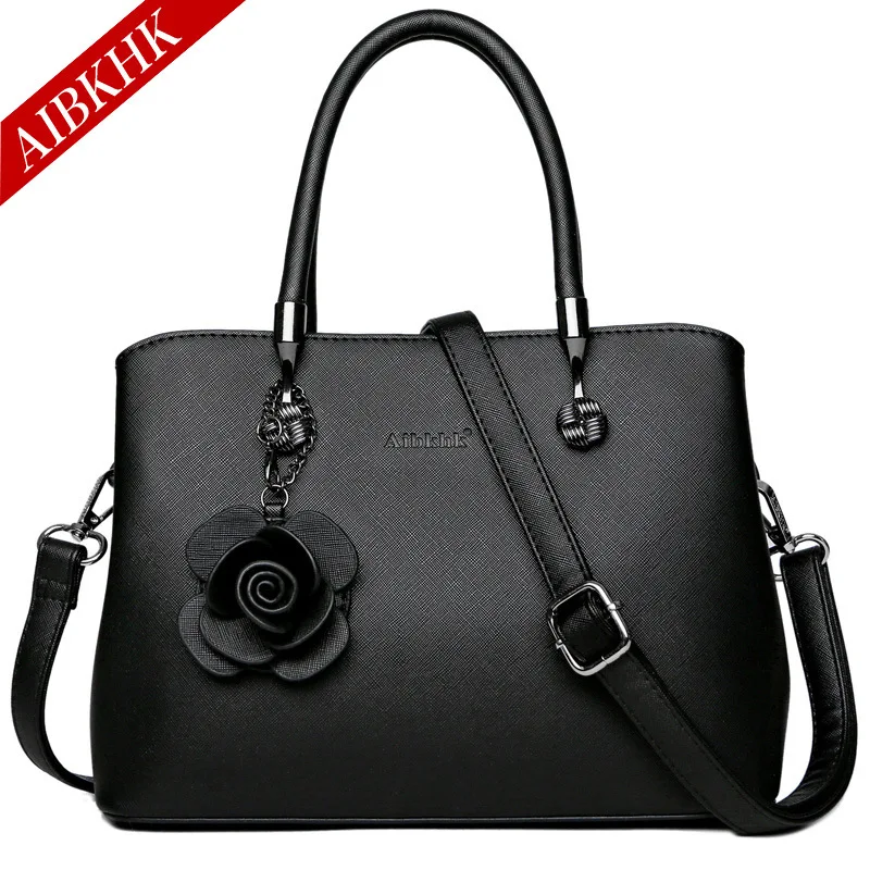S9181-Black Роскошные брендовые сумки из натуральной кожи, повседневные сумки через плечо для женщин, модные женские сумки через плечо, сумка-мессенджер - Цвет: S9181-Black