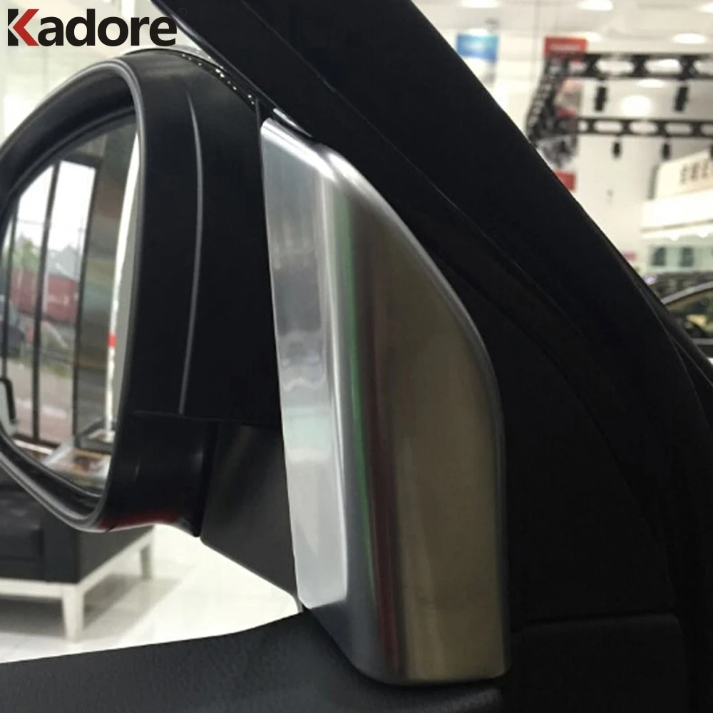 

Накладка из АБС-пластика для Toyota Highlander 2014, 2015, 2016, 2017, 2018, 2019, матовая, для внутреннего окна, треугольная, 2 шт.