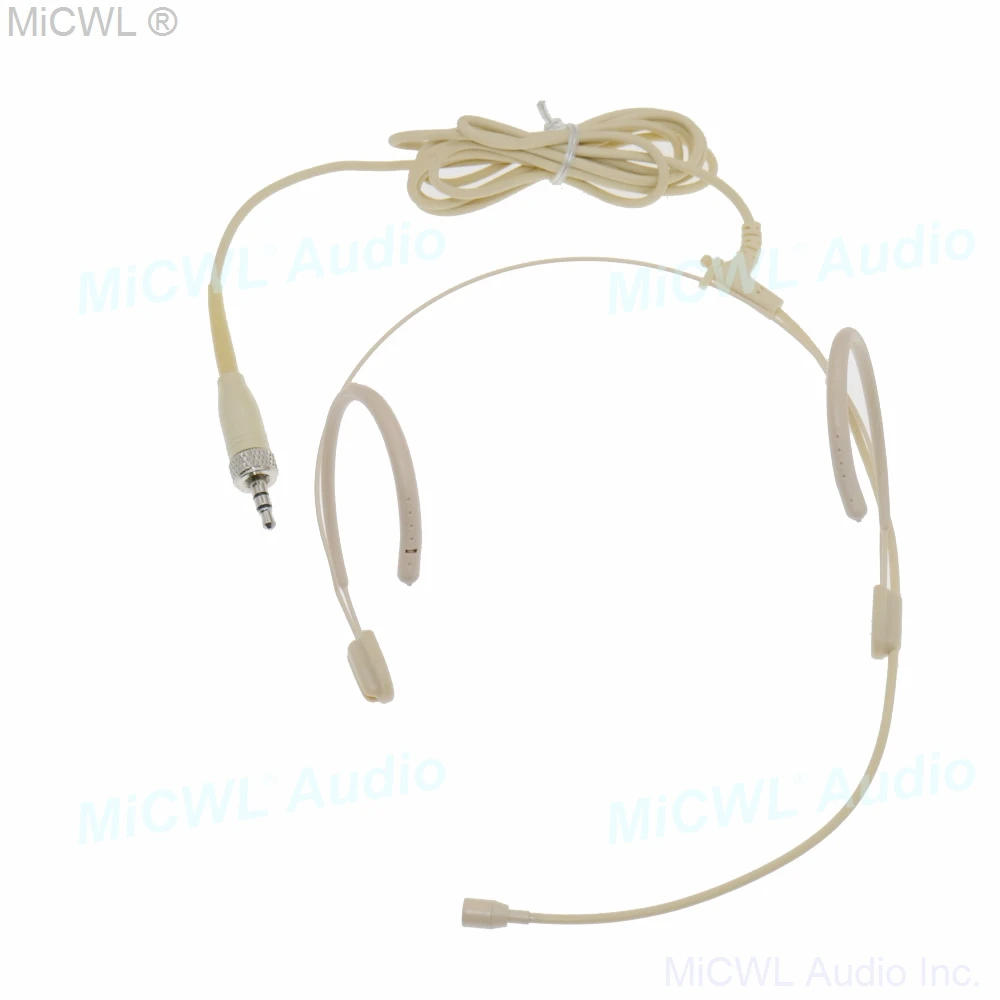 Левый и правый носить гарнитура микрофон для Sennheiser EM100 G3 G4 G5 беспроводной BeltPack
