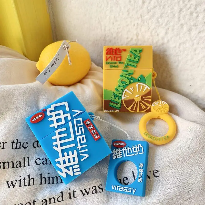 Новый мультяшный беспроводной Bluetooth чехол для наушников Apple AirPods силиконовые