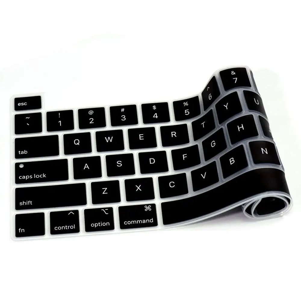 Силиконовый чехол для клавиатуры США светильник Блестящий Матовый Прозрачный