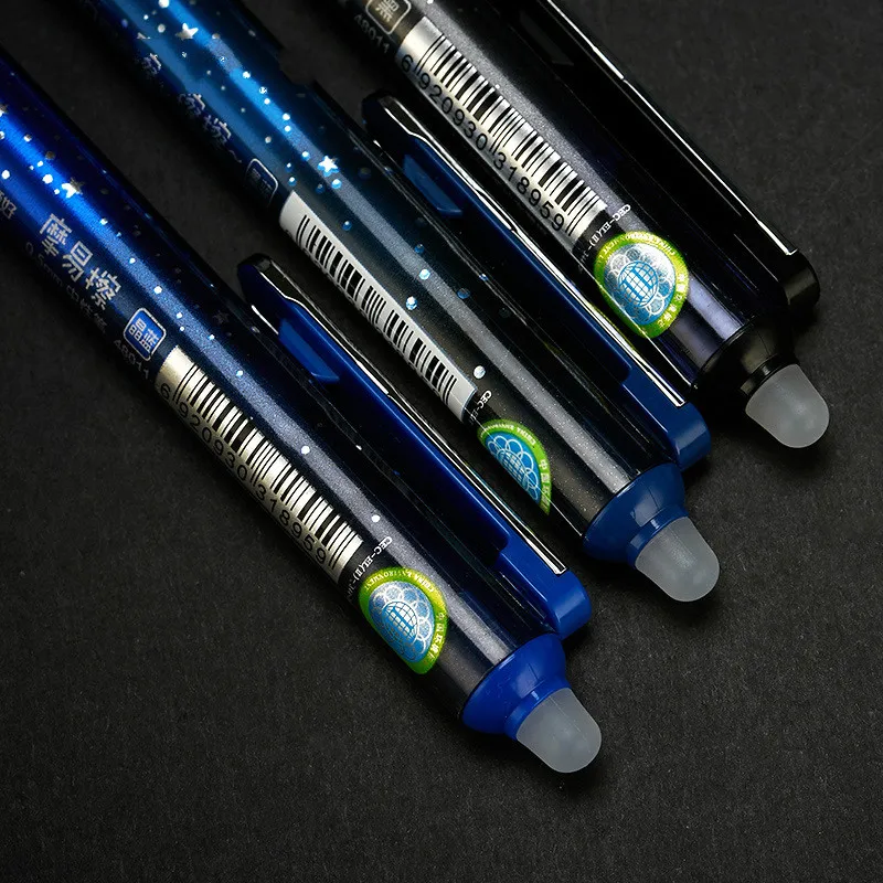 1 шт. стираемая ручка цвет синий черный Большие размеры волшебная канцелярские