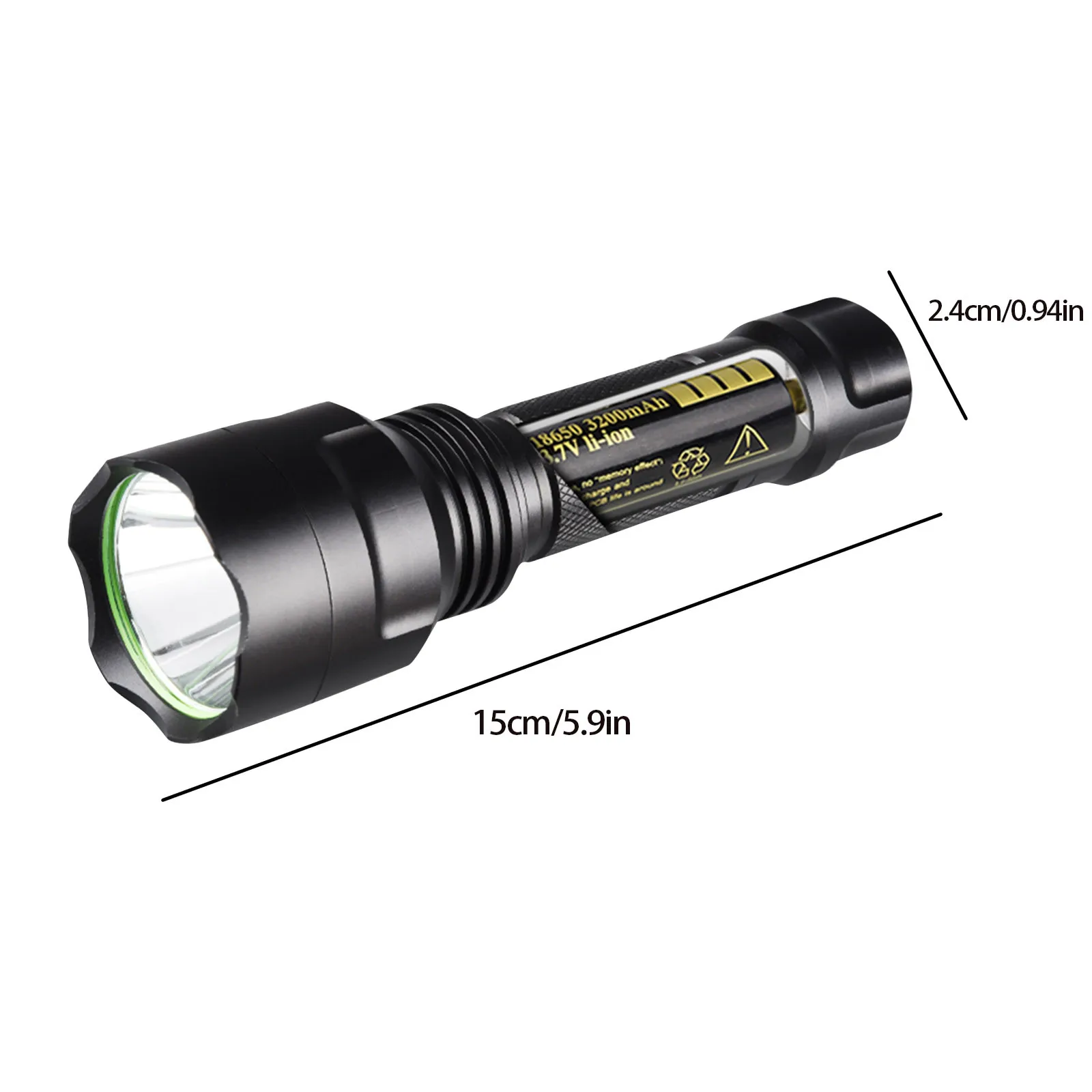 

5000LM Zoom XM-L T6 LED 5Modes Flashlight Aluminum Torch widely used Multi-function disassembled Small and portable