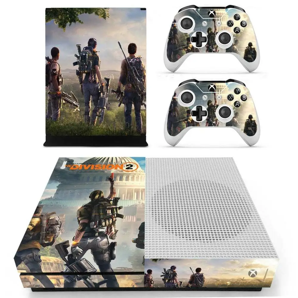 Наклейки Tom Clancy's The Division 2 s для Xbox One S Стикеры one Slim Console и два