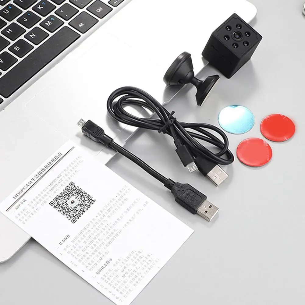 

Q15 1080P HD WiFi Mini Micro Camera Rechargeable Wireless Camcorder DVR Monitor Night Vision Security Home Cam Indoor Baby S2L4